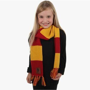 Gryffindor Harry Potter Patch Striped Scarf 66"X6"